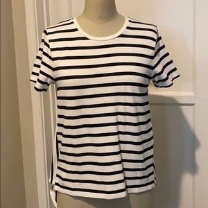 Madewell striped T-shirt with tie in the back